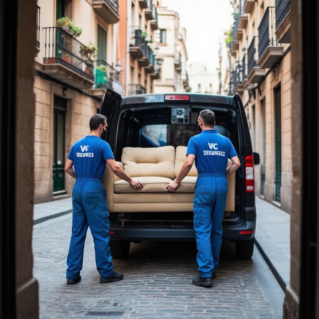 Vaciar pisos en la Canonja